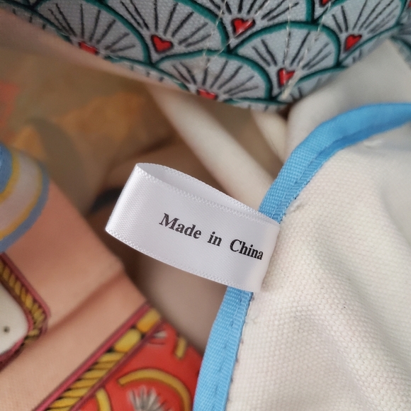 Brighton Colorful Siren's Song Canvas Mermaid Artistic Tote Bag - Picture 13 of 13